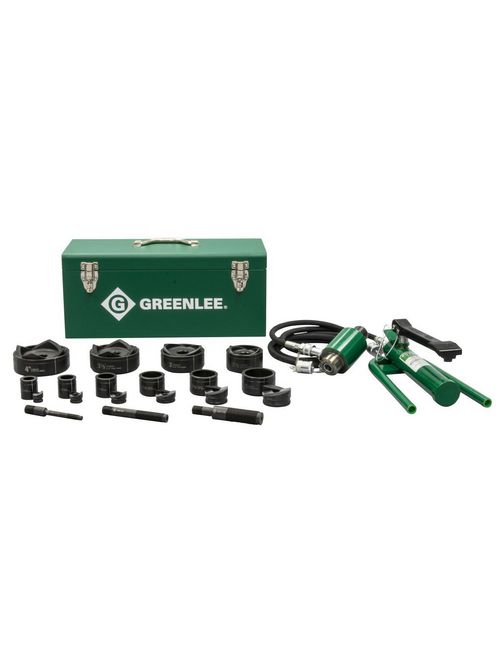 Greenlee 7610SB 1/2 x 4 Inch Hydraulic Knockout Punch Driver Kit Greenlee 7610SB 1/2 x 4 Inch Hydraulic Knockout Punch Driver Kit
