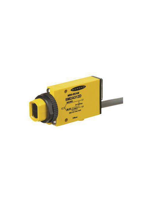 Banner Engineering SM2A312D Mini-Beam 2 M Cable Photoelectric Sensor Banner Engineering SM2A312D Mini-Beam 2 M Cable Photoelectric Sensor