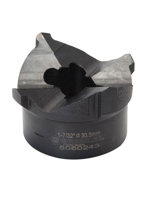 Product image for Greenlee 60243 1.21 x 0.19 x 1.38" Round Oiltight Knockout Punch