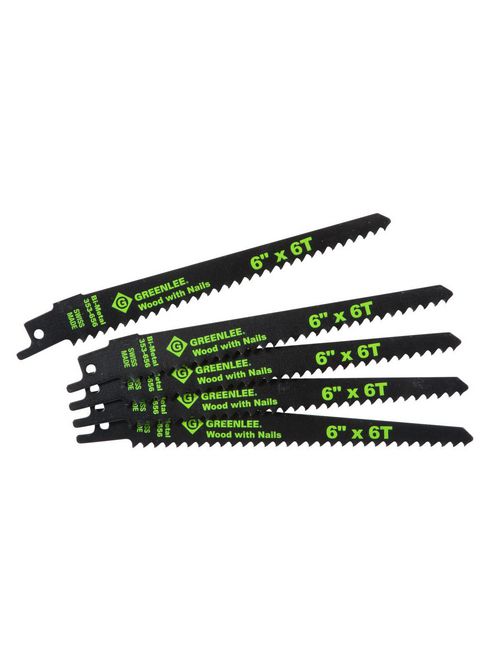 Greenlee 353-656 6 x 3/4 x 0.05 Inch Bi-Metal Taper Back Reciprocating Saw Blade Greenlee 353-656 6 x 3/4 x 0.05 Inch Bi-Metal Taper Back Reciprocating Saw Blade