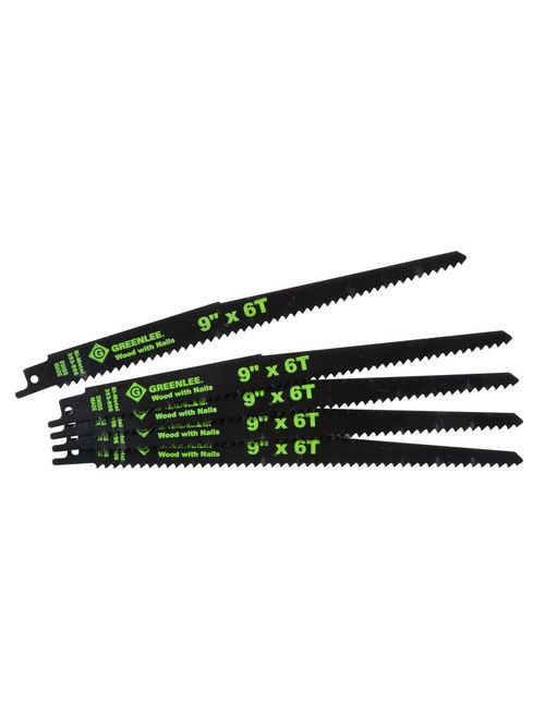 Greenlee 353-956 9 x 3/4 x 0.05 Inch Bi-Metal Straight Back Reciprocating Saw Blade Greenlee 353-956 9 x 3/4 x 0.05 Inch Bi-Metal Straight Back Reciprocating Saw Blade