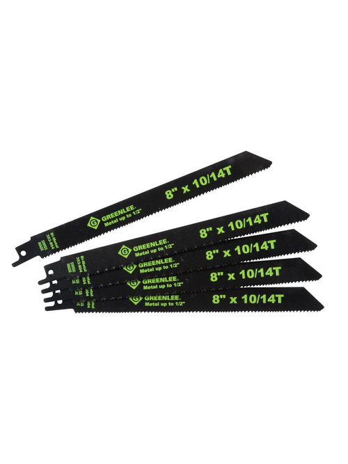 Greenlee 353-804 8 x 3/4 x 0.05 Inch Bi-Metal Straight Back Reciprocating Saw Blade Greenlee 353-804 8 x 3/4 x 0.05 Inch Bi-Metal Straight Back Reciprocating Saw Blade