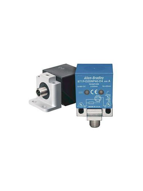 Product image for Allen Bradley 871P-D20NP40-N4 Rectangular Inductive Sensor