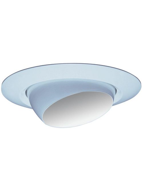 Product image for Lithonia Lighting 7E1 TOR R6 6 Inch 1-Piece White Baffle Polyester Powder Coated Aluminum Reflector Trim