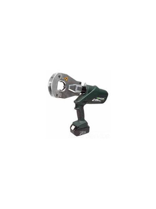 Product image for Greenlee EK06FTL11 6.2 Ton 4 AWG to 750 MCM Copper Rotatable Flip-Top Head Lithium-Ion Battery Powered Crimping Tool