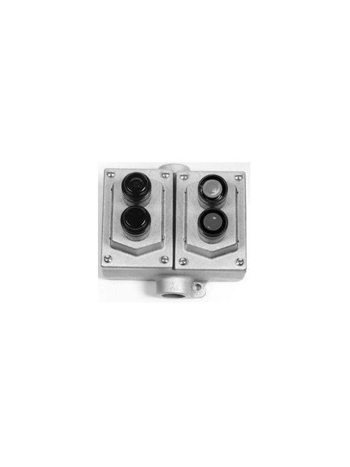 Crouse-Hinds Series EDS2184 600 VAC 1-Circuit Iron Alloy Dead End Push Button Control Station Crouse-Hinds Series EDS2184 600 VAC 1-Circuit Iron Alloy Dead End Push Button Control Station