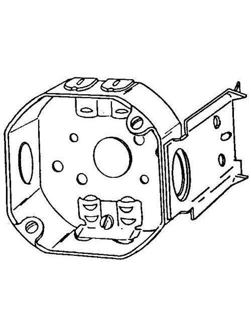 Product image for Appleton 561LJB 4" Side 1-1/2" Deep Jb Octogonal Box