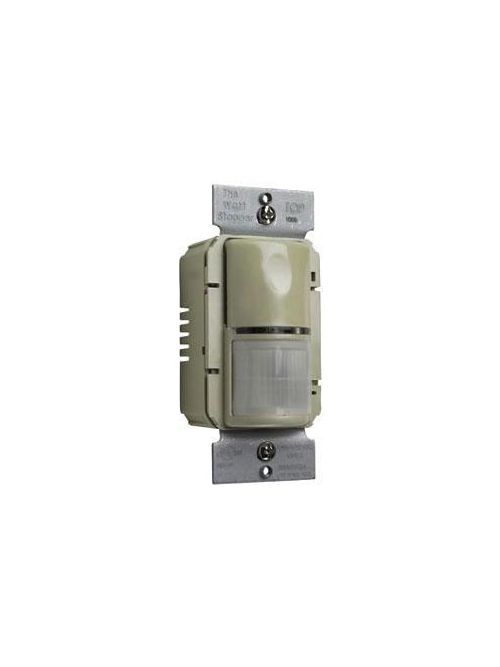 Product image for Pass & Seymour WSP250-I Passive Infrared Wall Switch Sensor, 1050 Sq.Ft. Coverage, 120 Vac 60 Hz/277 Vac 60Hz, Ivory