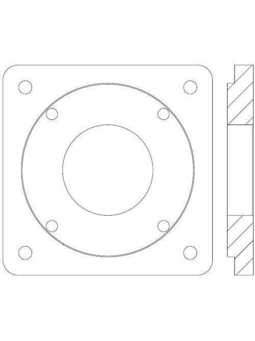 Product image for Allen-Bradley TL-TRPLAT-23-34 Transition Plate