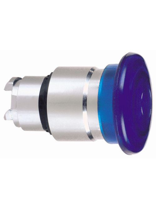 Product image for Square D ZB4BW663 22 mm Blue Round Push-Pull Mushroom Maintained Illuminated Push Button Operator