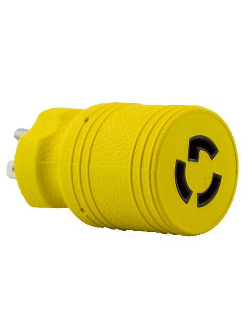 Product image for Ericson Manufacturing Company 1712 5-15P to L5-20R 15 Amp Male Adapter