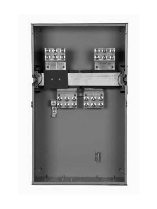 Product image for Siemens WTB11200CU 120/240 VAC 1200 Amp 1-Phase 3-Wire 100 kA Meter Center Tap Box Module