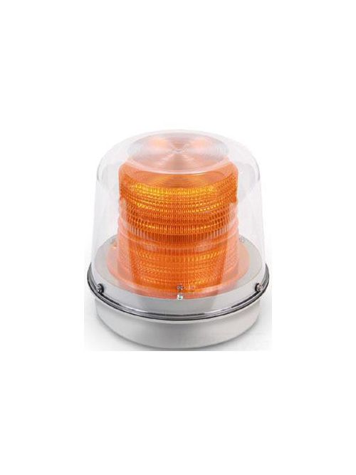 Product image for Edwards Signaling 94A-N5 120 VAC 0.1 Amp Amber Cast Base Single Flashing Xenon Strobe Beacon