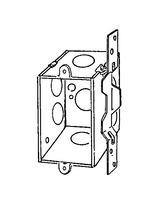 Product image for Appleton Group 333VB 3 x 2 Inch Square Corner Switch Box