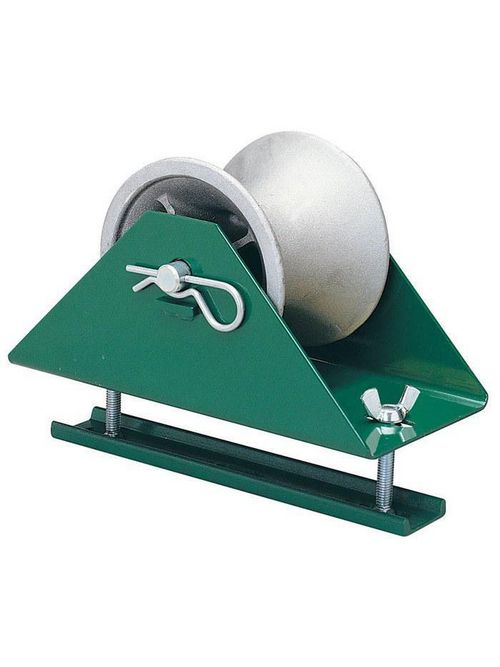 Greenlee 658 12 Inch Aluminum Alloy Self Lubricating Bearing Tray Sheave Greenlee 658 12 Inch Aluminum Alloy Self Lubricating Bearing Tray Sheave