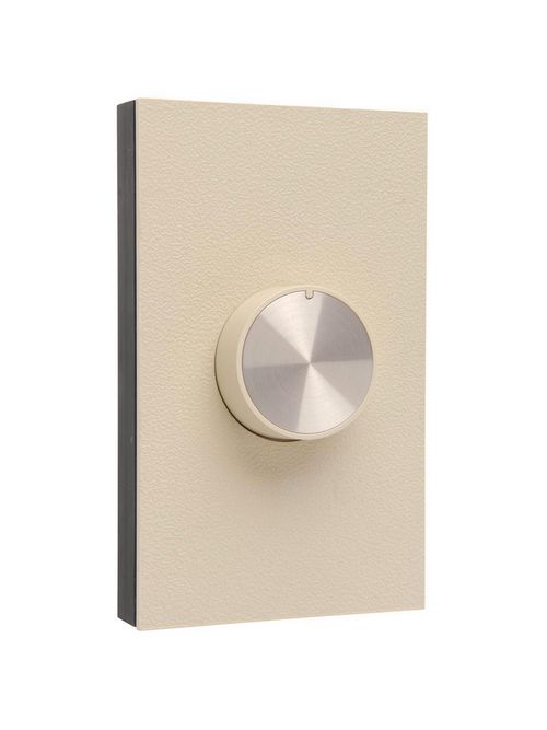 Product image for Pass & Seymour 91001I 1000 W 120 Volt 1-Pole Ivory Incandescent Rotary Dial On/Off Dimmer
