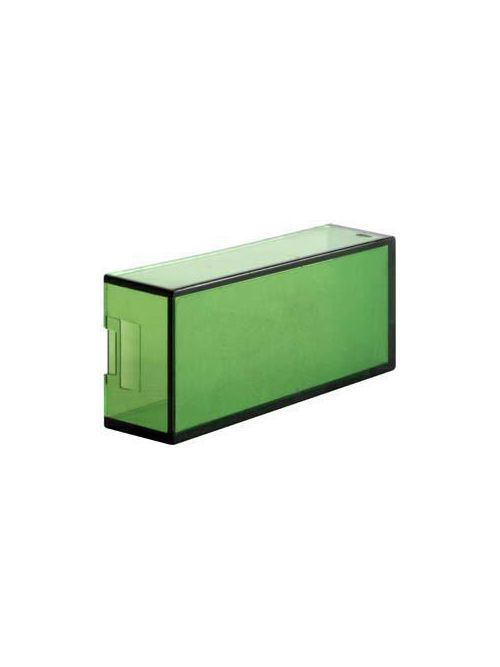 Product image for Square D 9001KXAG3 Green Rectangular 30 mm Push Button Cover