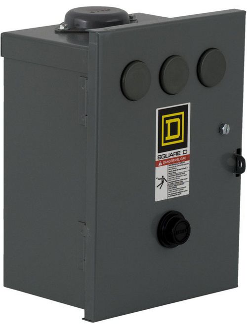 Product image for Square D 8536SFH1V03 220/240 VAC 135 Amp 100 Hp 3-Pole NEMA 3R Full Voltage Non-Reversing Magnetic Starter