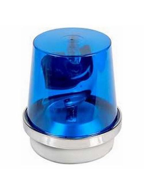 Product image for Edwards Signaling 52B-N5-40WH 120 VAC 0.35 Amp 75 RPM Blue Cast Base Rotating Halogen Beacon