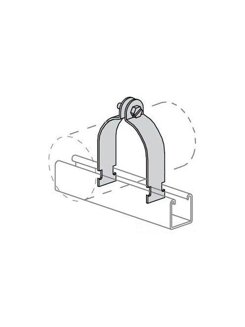 Power-Strut PS 1100 2-1/2 100 Pair 2-1/2 Inch Rigid Steel Conduit Clamp Power-Strut PS 1100 2-1/2 100 Pair 2-1/2 Inch Rigid Steel Conduit Clamp