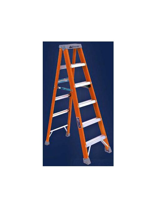 Product image for Louisville Ladder FS1502 2ft Fiberglass Step Ladder, 300lb Load Capacity