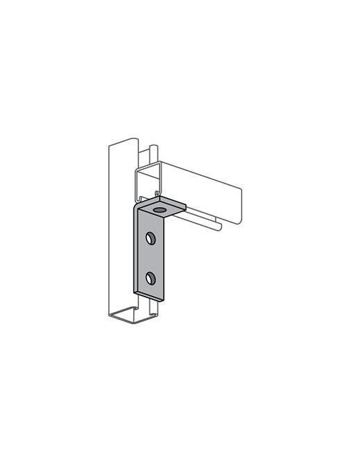 Product image for Power-Strut PS 606 EG Electrogalvanized 3-Hole Corner Channel Angle Fitting