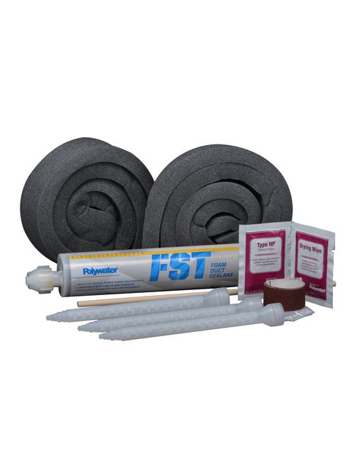 American Polywater FST-250KIT1 8.5 oz 24 Inch Foam Damming Strips Duct Sealant Kit American Polywater FST-250KIT1 8.5 oz 24 Inch Foam Damming Strips Duct Sealant Kit