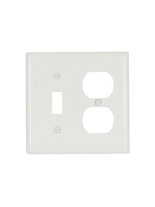 Product image for EWD 5138W-BOX Wallplate 2G Toggle/D