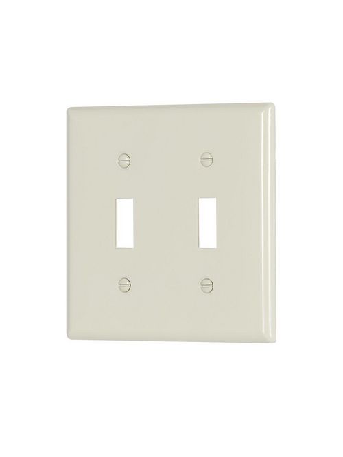 Product image for EWD 5139LA Wallplate 2G Toggle Nylo