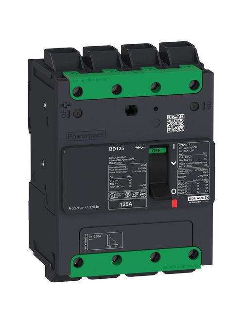 Product image for Square D BDL46100 Circuit Breaker, Power Pack