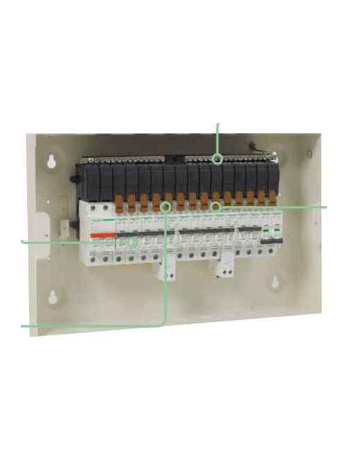 Product image for SQD SEA9BP25 25/PK 5 POLE FILLER PLATE FOR ACTI 9 ISOBAR DIST BOARDS PACK OF 25