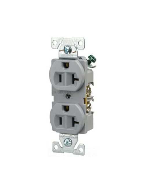 EWD BR20GY Recp Duplex 20A 125V 2P3 EWD BR20GY Recp Duplex 20A 125V 2P3