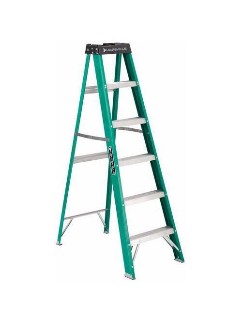 Product image for L-VIL FS4006 FG STEPLADDER-TYPE II 225 6FT