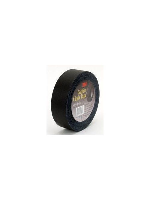 Product image for 3M 6910-Black Cloth Gaffers Tape Black, 48 mm x 54.8 m, 24rls/case