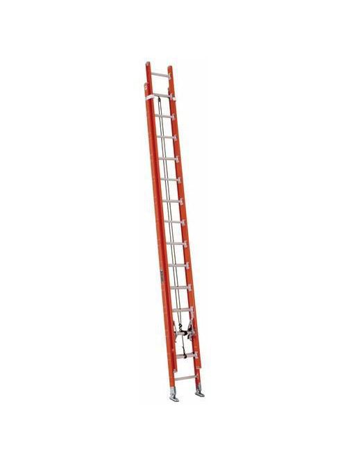 Product image for Louisville Ladder FE7228 28 Foot 300 lb Duty Rating Fiberglass Extension Ladder