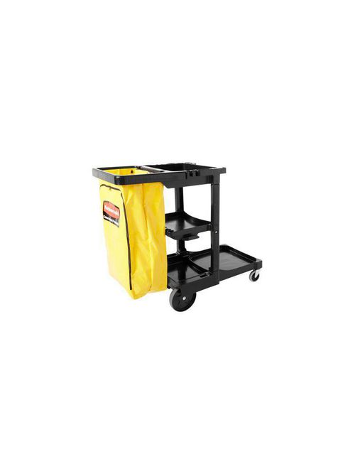 Product image for RUBM FG617388BLA JANITOR CART 2000