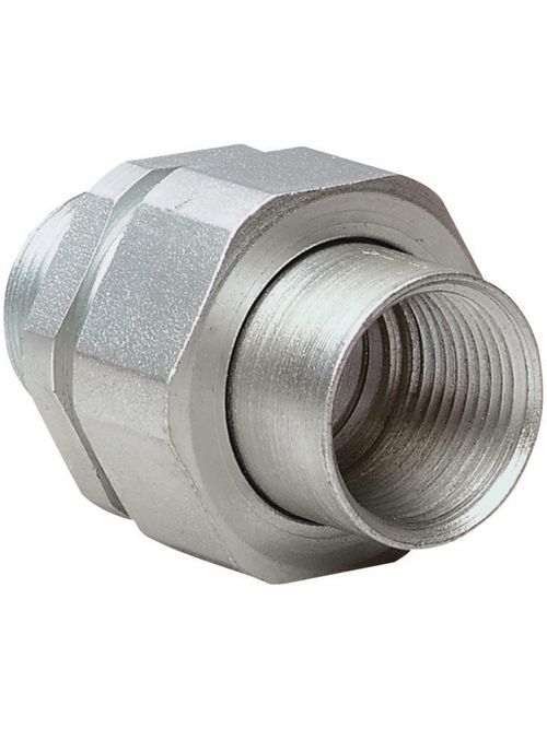 Hubbell Electrical Systems UNY3 1 Inch Zinc Plated Steel Male to Female Conduit Union Hubbell Electrical Systems UNY3 1 Inch Zinc Plated Steel Male to Female Conduit Union