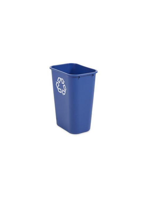 Product image for RUBM FG295773BLUE DESKSIDE RECYCLING CONTR LG 41 QT