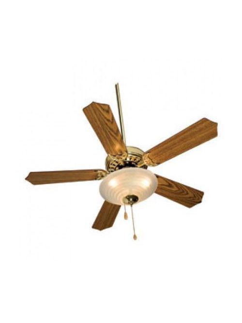 Product image for Broan PFMB52WB 52 Inch Polished Brass Ceiling Fan