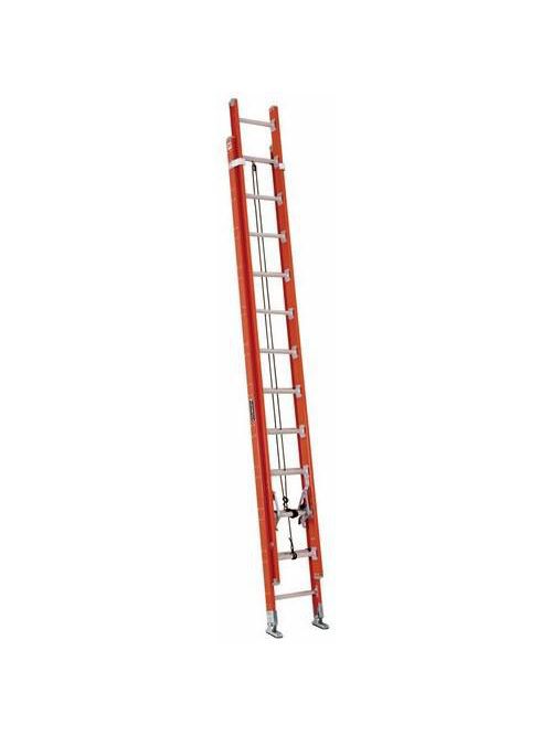 Product image for Louisville Ladder FE7224 24 Foot 300 lb Duty Rating Fiberglass Extension Ladder