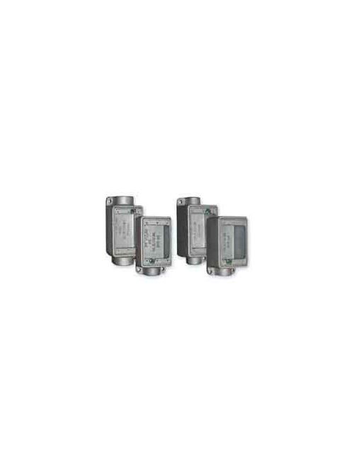 Crouse-Hinds Series RCM1 Malleable Iron Type FS and FD Device Box Duplex Receptacle Cover Crouse-Hinds Series RCM1 Malleable Iron Type FS and FD Device Box Duplex Receptacle Cover