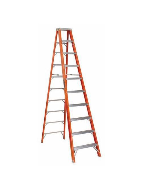 Product image for Louisville Ladder FS1310HD 10 Foot 375 lb Duty Rating, Fiberglass Step Ladder