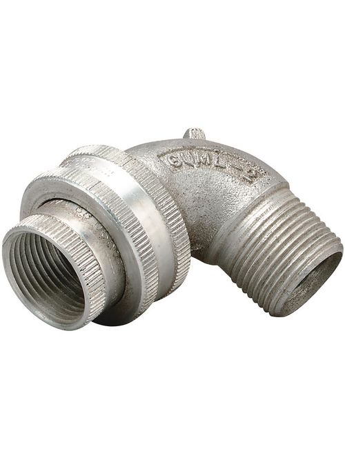 Hubbell Electrical Systems GUML-2 3/4 Inch Copper Free Aluminum 90 Degrees Angle Union Hubbell Electrical Systems GUML-2 3/4 Inch Copper Free Aluminum 90 Degrees Angle Union