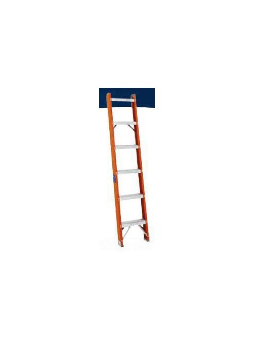 Product image for Louisville Ladder FH1014 14 Foot Fiberglass Classic Shelf Ladder