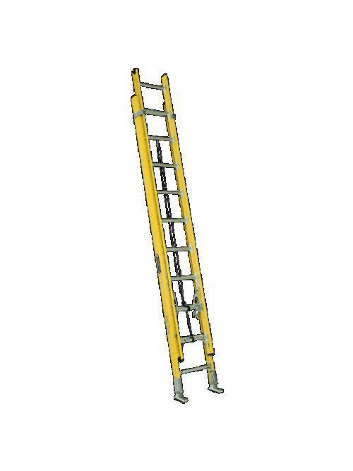 Product image for Louisville Ladder FE4224HD 24 Foot 375 lb Duty Rating Fiberglass Extension Ladder