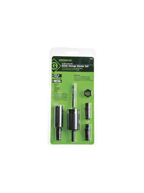 Greenlee 02802 Quick Change Hole Saw Adapter Kit