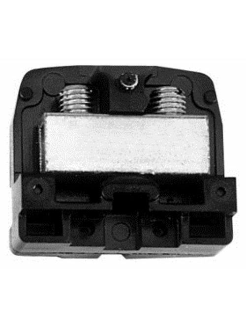 Product image for Ideal Industries 0223 65 Amp 600 Volt 18 to 6 AWG Phenolic Channel Mount Heavy Duty Terminal Block