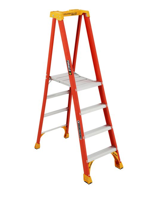 Product image for L-VIL FXP1708XL 8FT FG PINNACLE PLATFORM LADDER XL RAIL PROTOP TYPE IA 300LB RATED FIBERGLASS PLATFORM LADDER PROTOP TYPE IA 300 LB RATED
