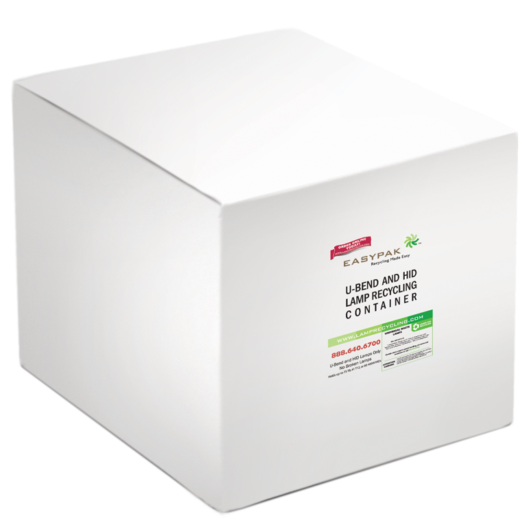 Product image for TerraCycle 510-1400 EasyPak™ U-Bend & HID Lamp Recycling Box