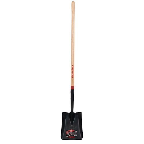 Product image for Razor-Back 760-44124 Square Point Shovel, 48" Hardwood Straight Handle